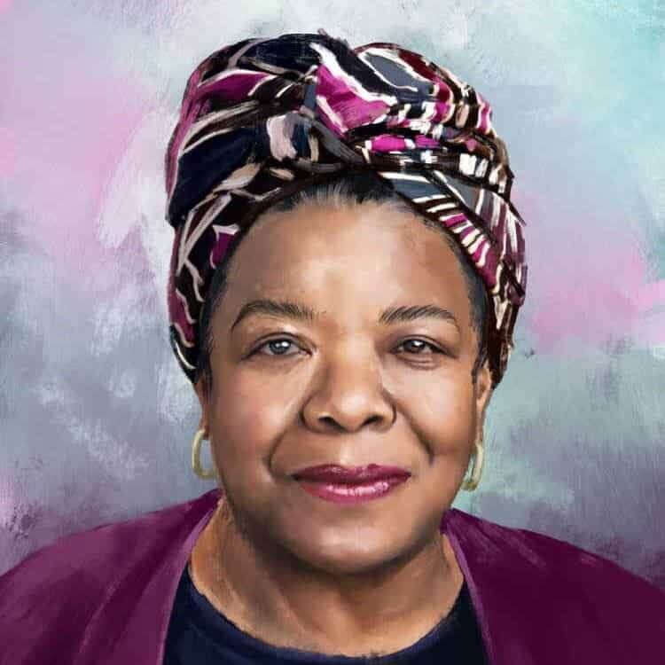 Maya Angelou Portrait