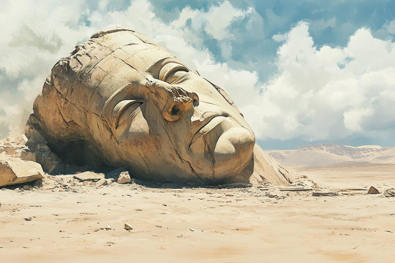 Ozymandias by Percy Bysshe Shelley Visual Representation