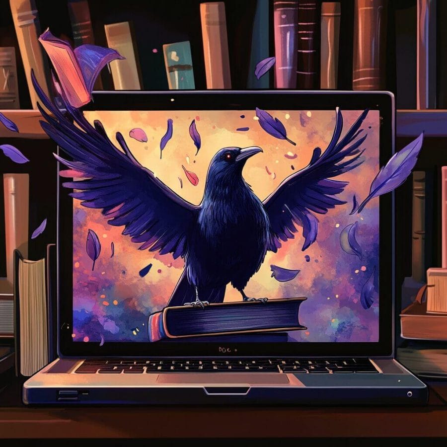 The Raven by Edgar Allan Poe Couse Featured Image